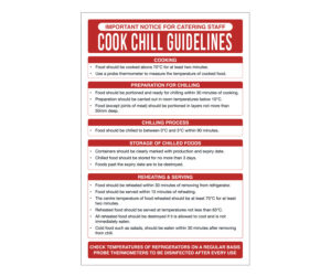 Cook Chill Guidelines Notice