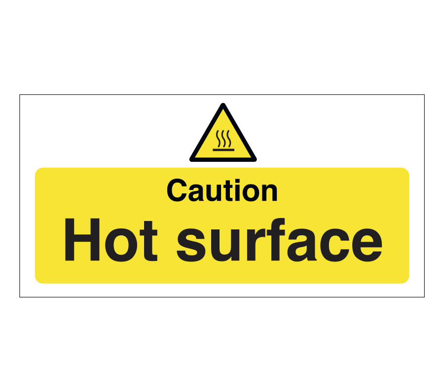 Caution Hot Surface Notice