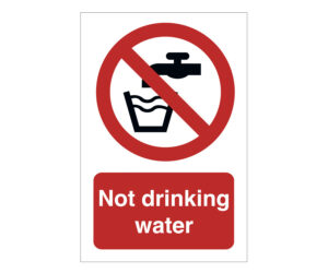 Not Drinking Water Notice