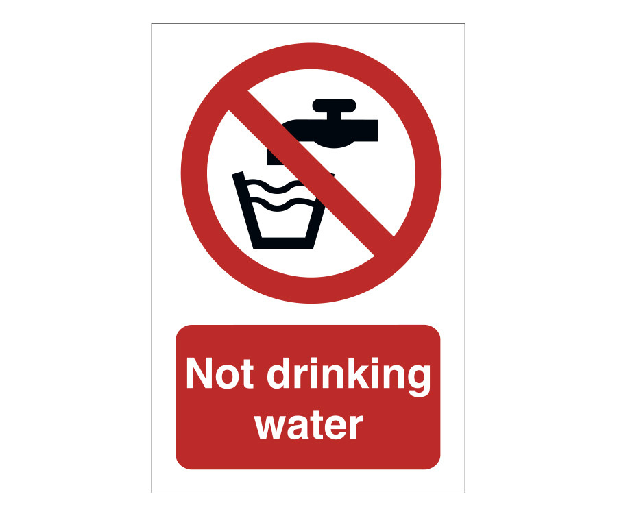 Not Drinking Water Notice