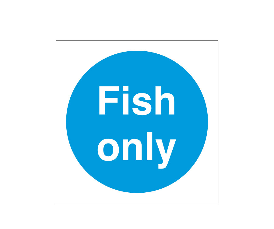 Fish Only Storage Notice
