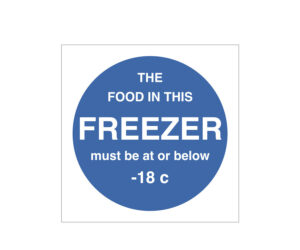 Freezer temperature Notice