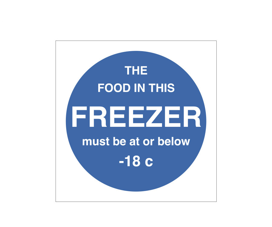 Freezer temperature Notice