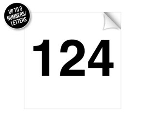 Fridge & Freezer Location Number/Letter Notices