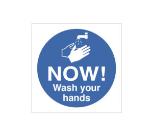 Now Wash Your Hands Notice