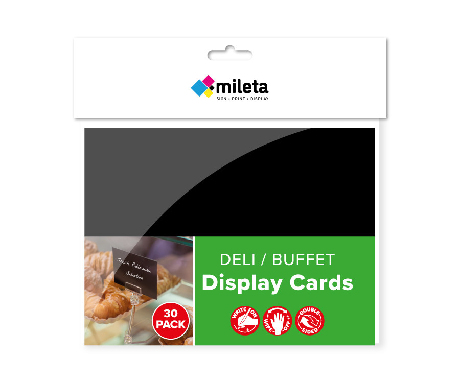 dt005 black pvc price tickets