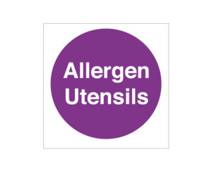 Allergen Utensils Notice