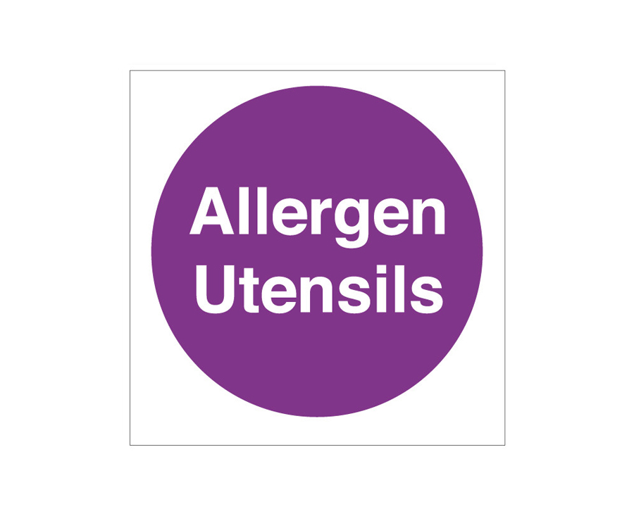 Allergen Utensils Notice