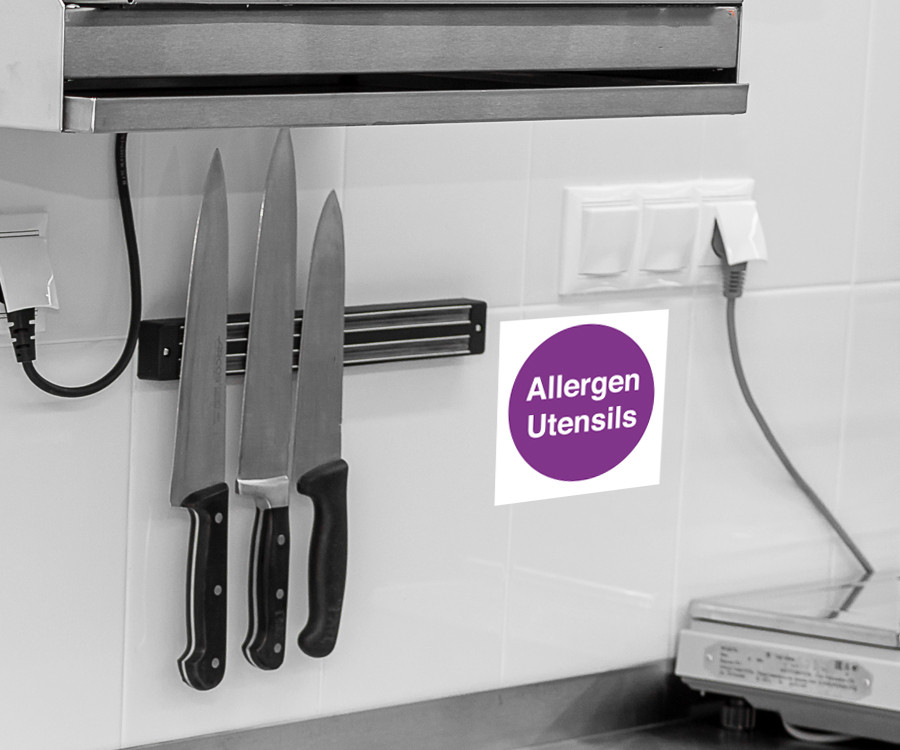 fan055 allergen utensils sticker