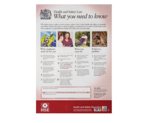 UK Health & Safety Law Poster