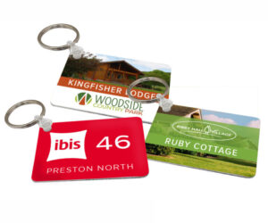 Full Colour Boutique Hotel & Leisure Key Fobs - 57x41mm