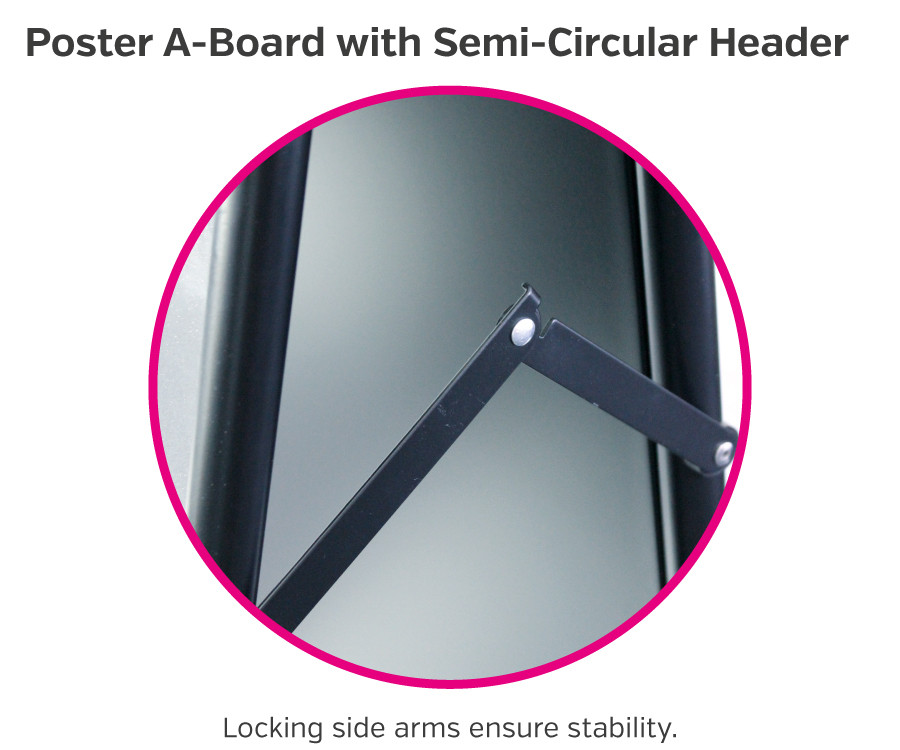 poster a board curved panel