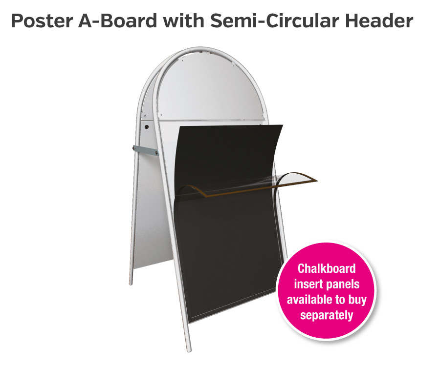 poster a board curved panel