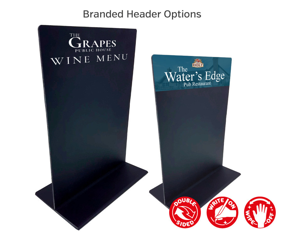 Double Sided Table Message Blackboard - Image 2