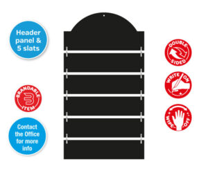 Curved Top Hanging Message Board Ladder