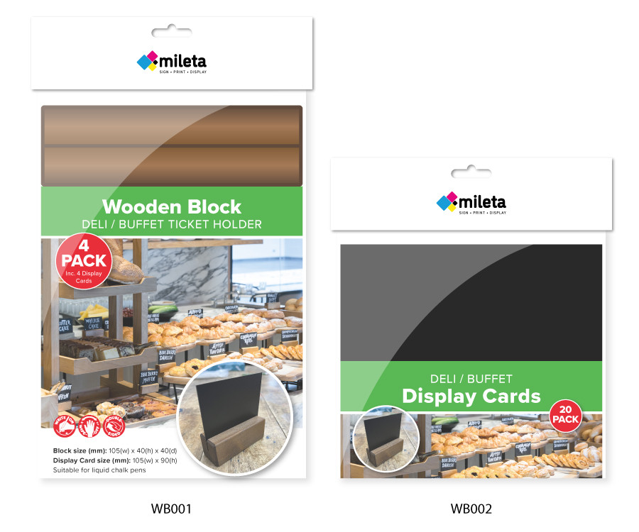 wb001 wooden block ticket holder