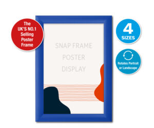 25mm blue snap frame