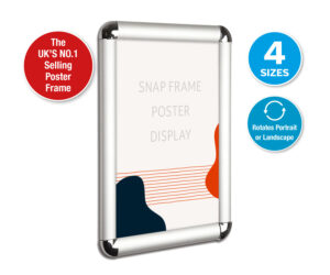 25mm chrome corner snap frame