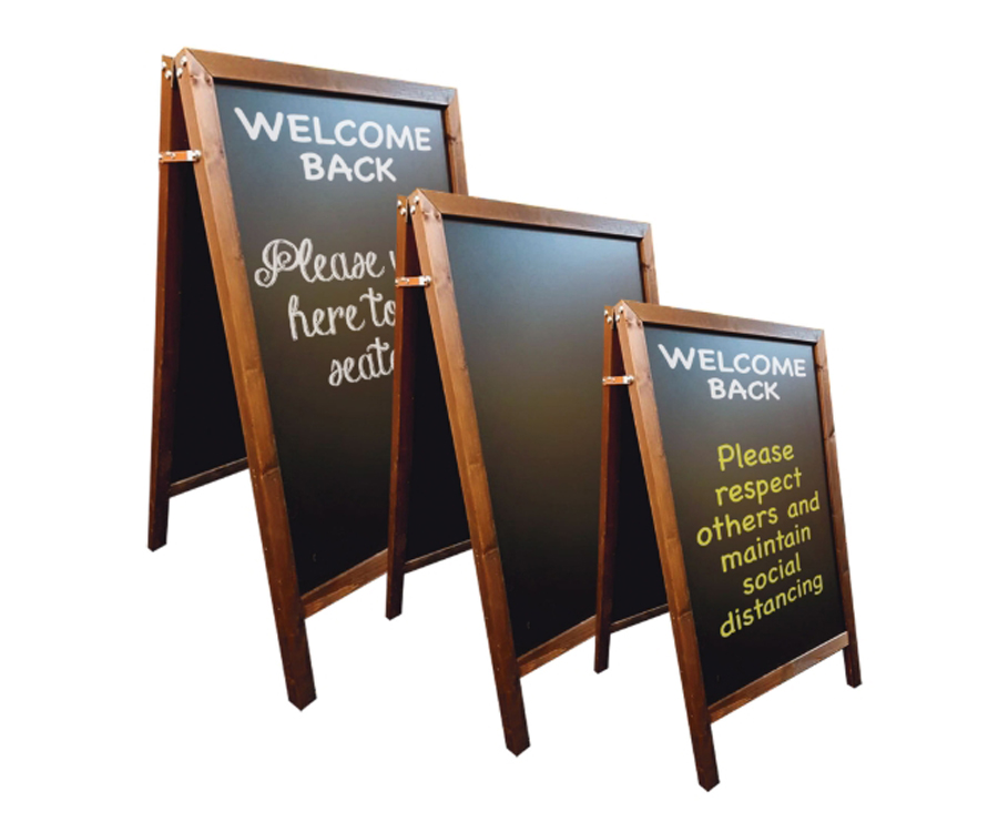 Wooden Framed Chalkboard A-Boards