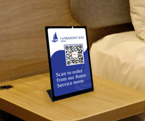 Full Colour L-Shaped QR Code Information Notice