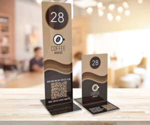 Branded Full Colour Tall and Short Table Numbers