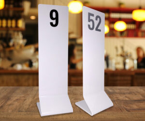 Stackable Acrylic Tall Table Numbers