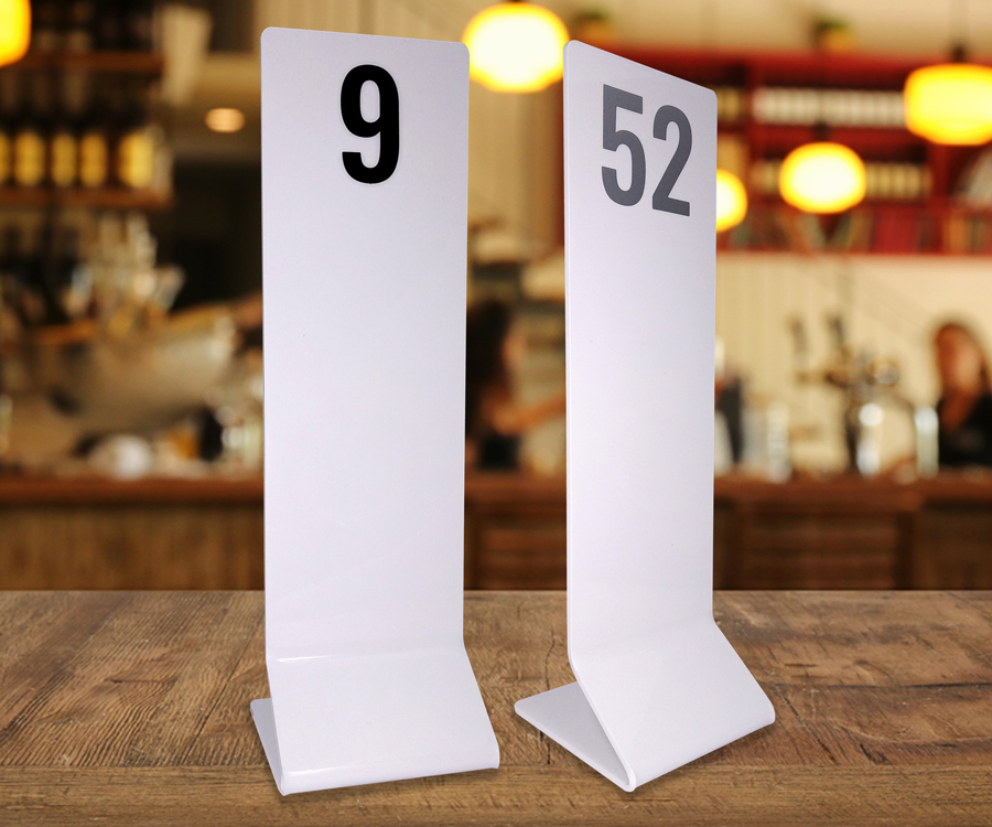 Stackable Acrylic Tall Table Numbers