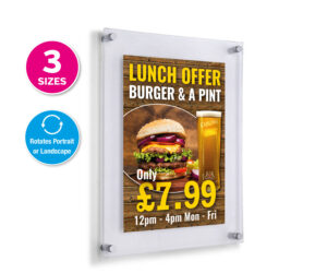 Acrylic Wall Mount Panel Poster Kit