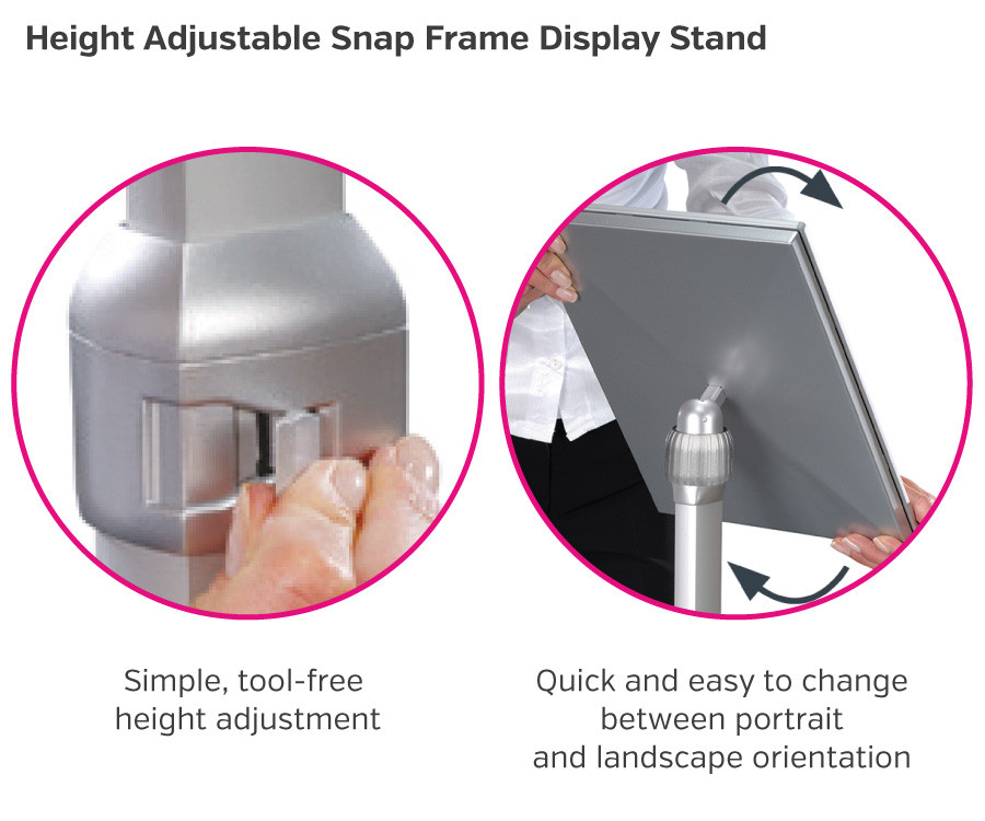 ads001 ad00002 height adjustable display