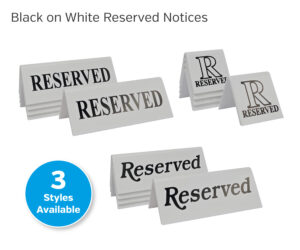 camelot black on white reserved