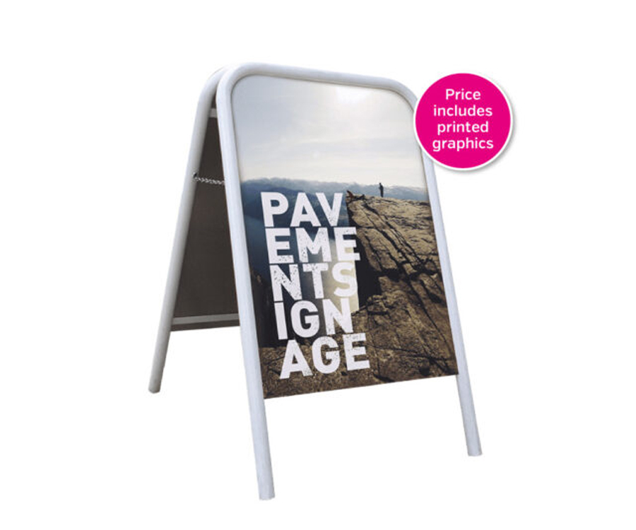 Classic A-Board with Printed Graphic Panels