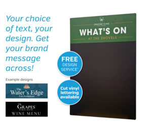 Custom Printed Bar Message Boards