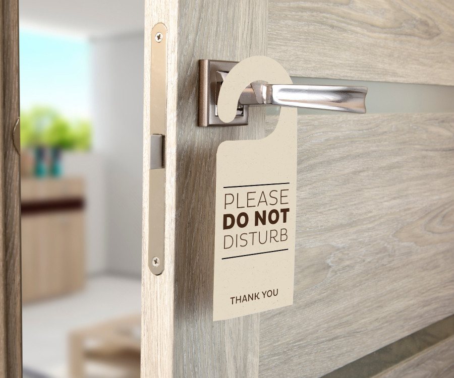 dh014 natural biege door hangers