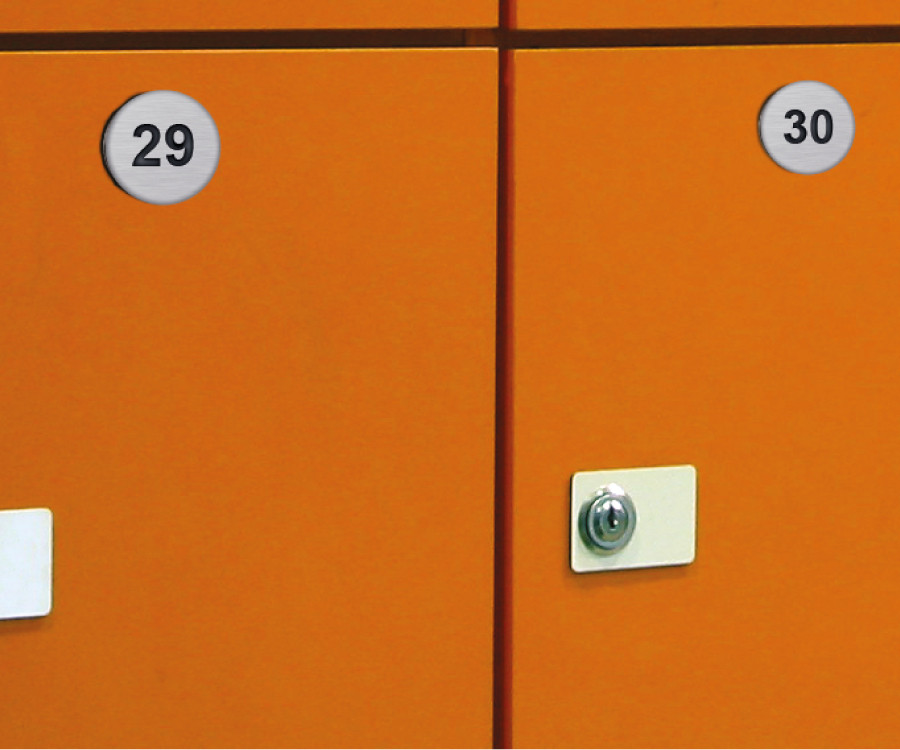 en001 engraved locker number discs