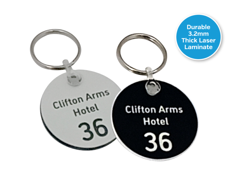 Hotel Locker Leisure Club Key Fobs - 40mm Disc