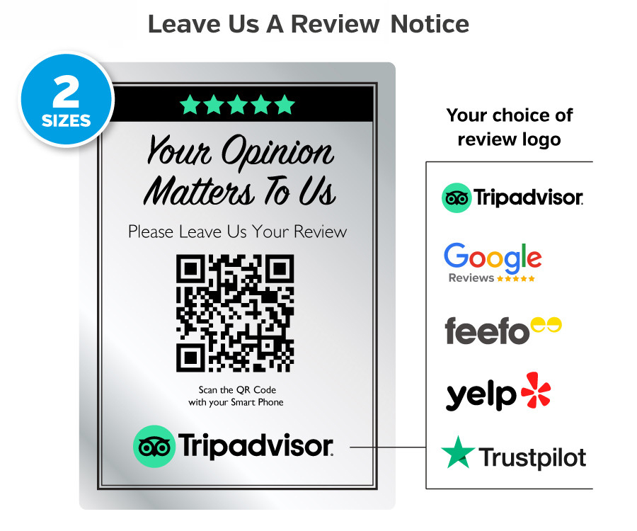 customer review notice