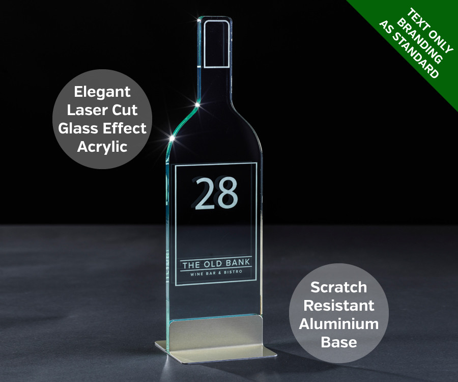 er003 emerald range wine bottle