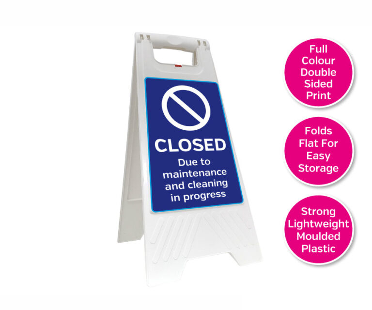 closed cleaning floor stand safety notice