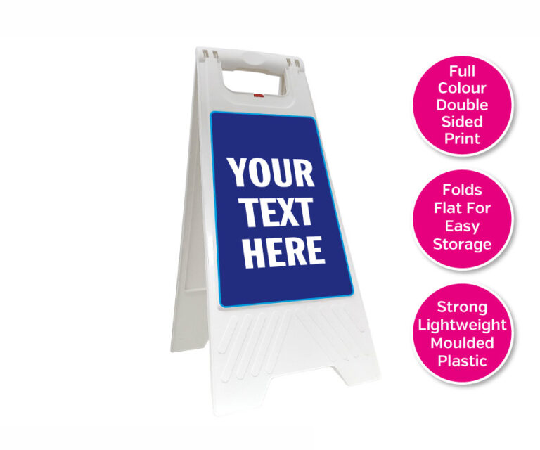 own text floor stand safety notice