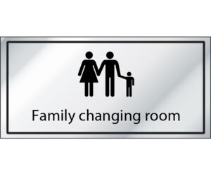 Family Changing Room Notice
