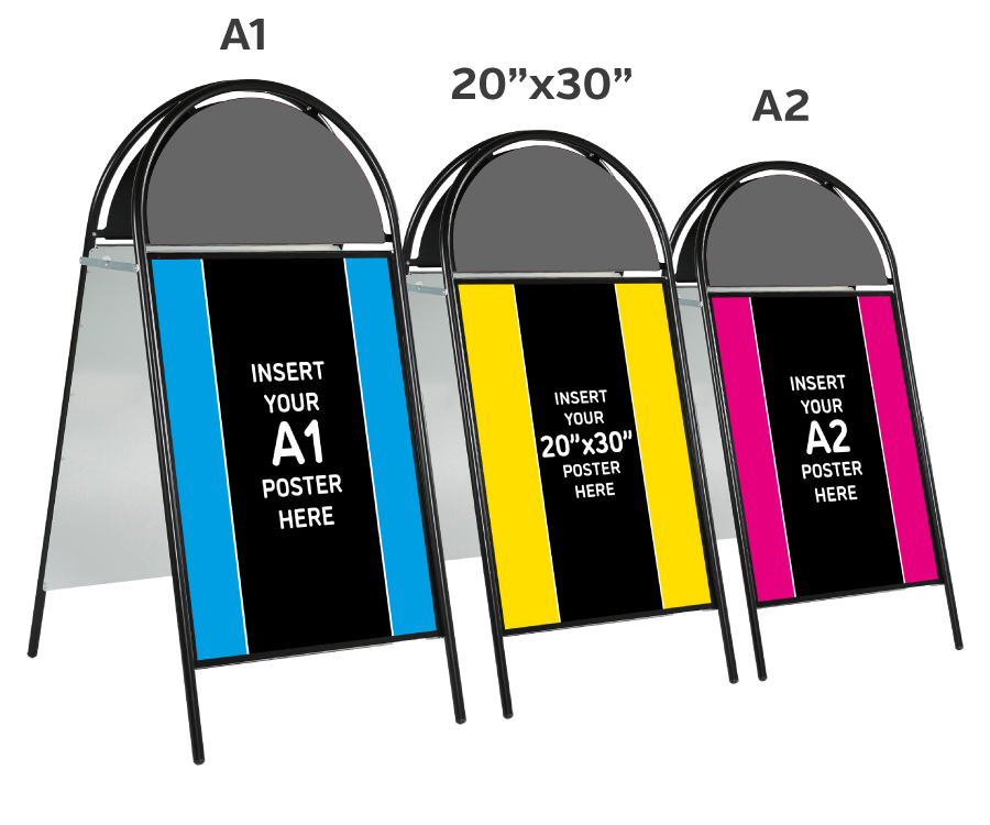 Booster Poster A-Board with Logo Header. A1, A2, 20"x30" - Image 2