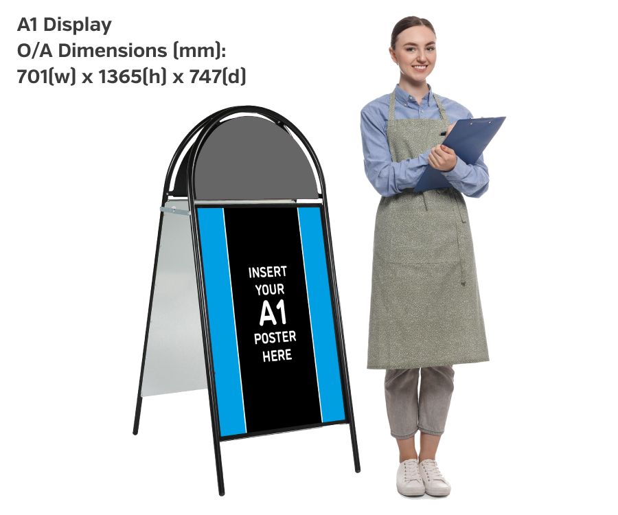 Booster Poster A-Board with Logo Header. A1, A2, 20"x30" - Image 3