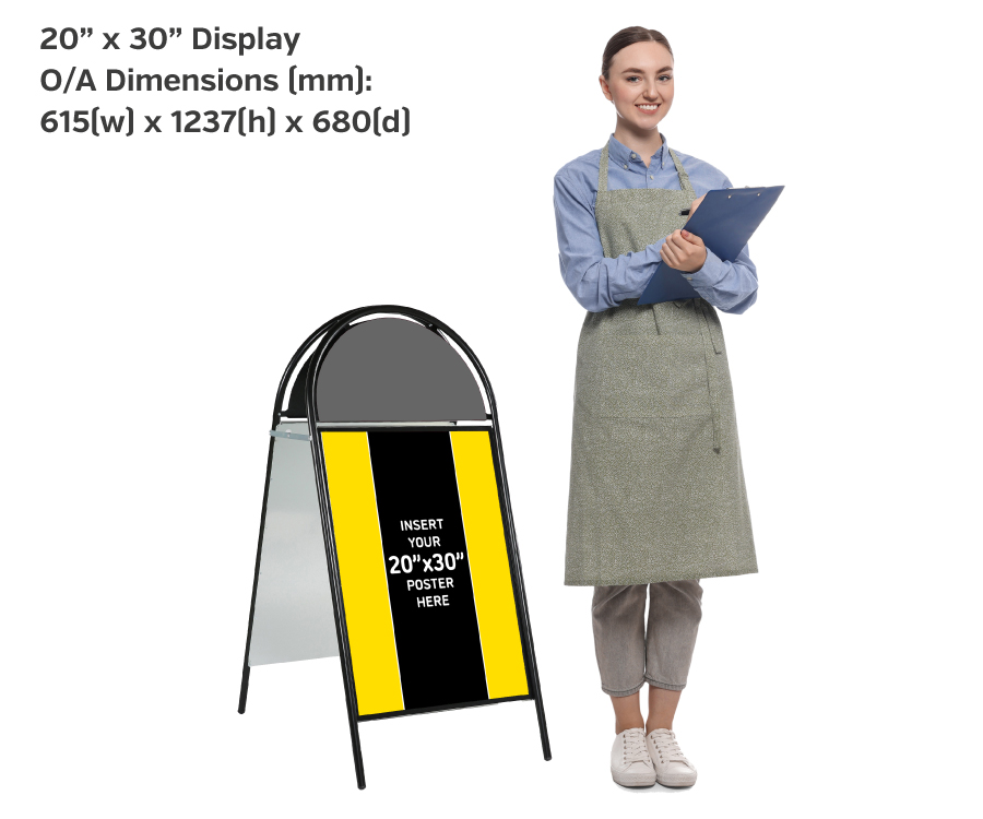 Booster Poster A-Board with Logo Header. A1, A2, 20"x30" - Image 4