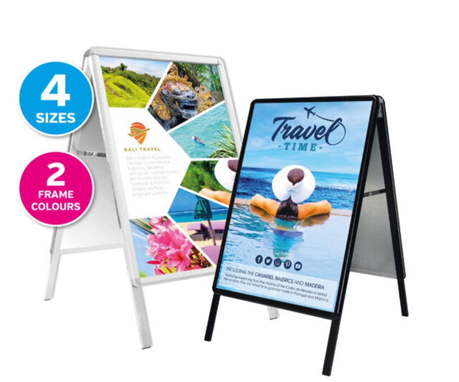 Poster Snap Frame A-Board. A2, A1, A0, 20"x30"