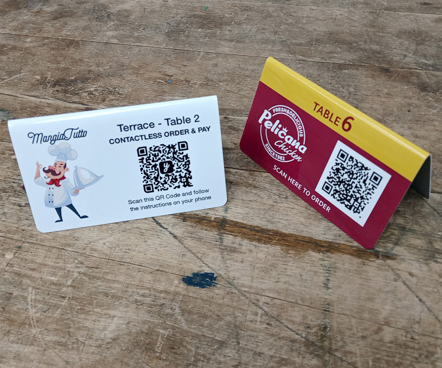 qr tent notice samples