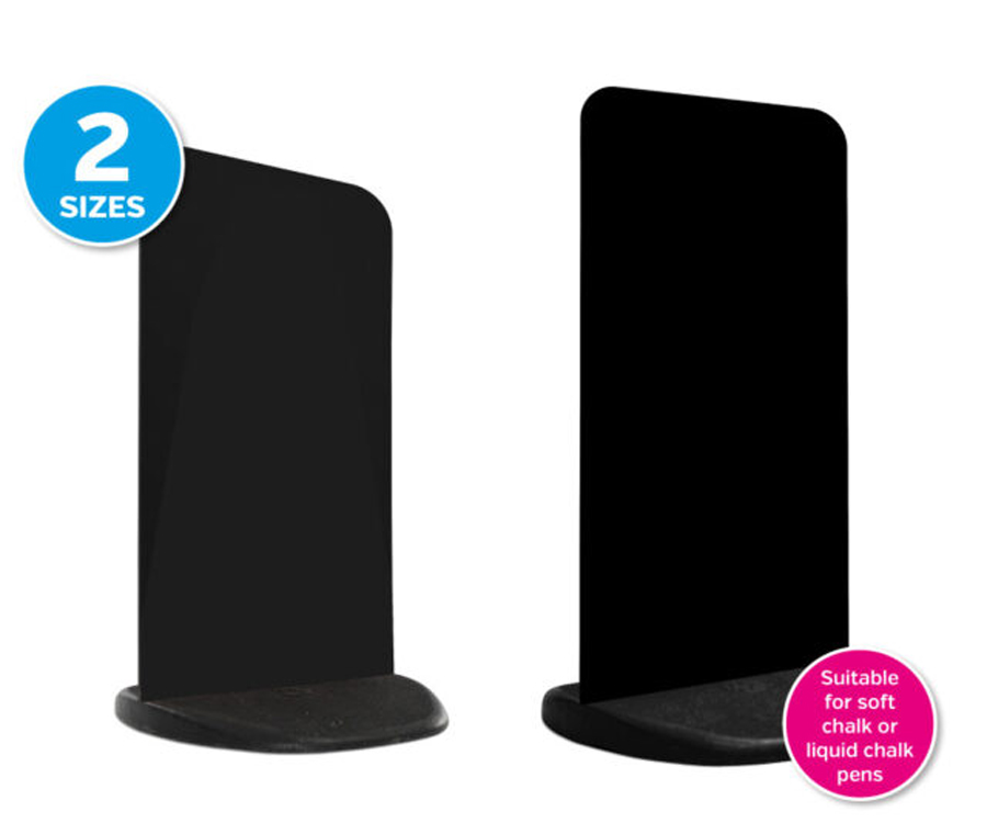 Slimflex HPL Chalk Panel Pavement Displays - 2 Sizes