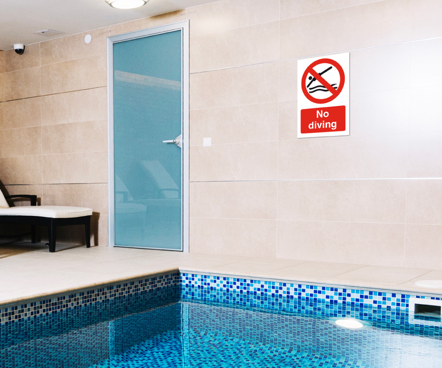 sps001 no diving notice