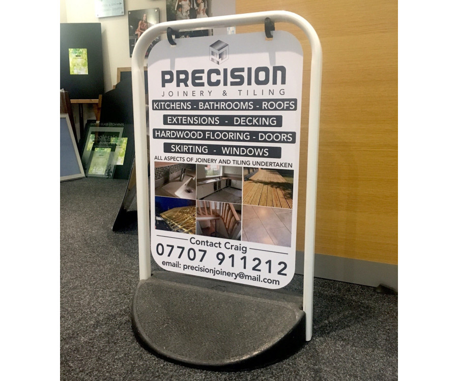 swing signs branded precission