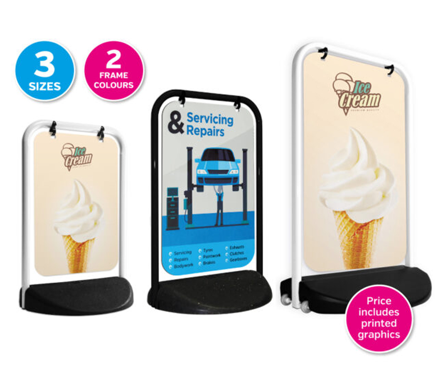 Swinger Printed Panel Pavement Displays