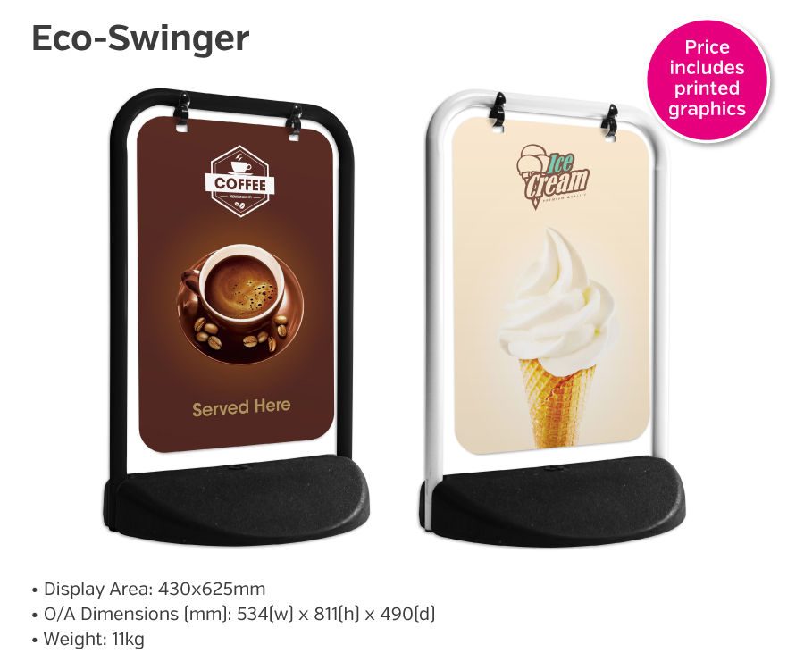 swinger panel pavement displays